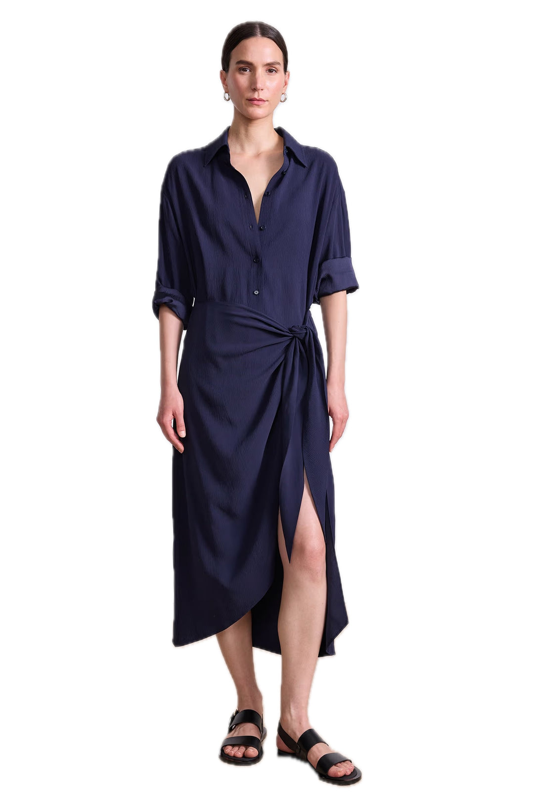 apiece apart alessandra sarong shirt dress MARKET | Apiece Apart